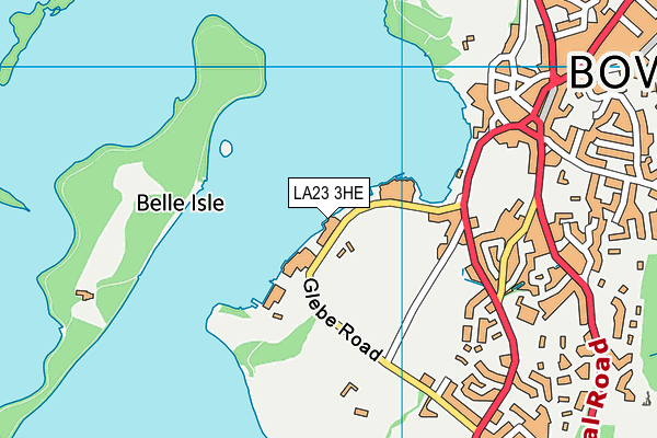 Glebe Park map (LA23 3HE) - OS VectorMap District (Ordnance Survey)