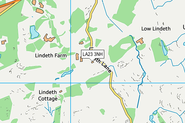 LA23 3NH map - OS VectorMap District (Ordnance Survey)