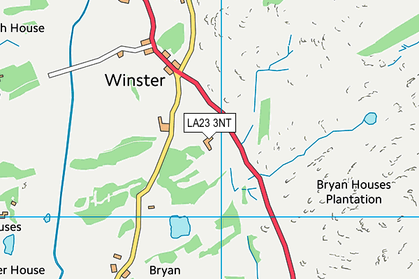LA23 3NT map - OS VectorMap District (Ordnance Survey)