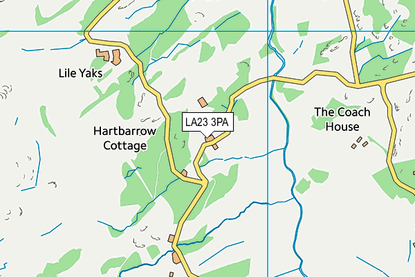 LA23 3PA map - OS VectorMap District (Ordnance Survey)