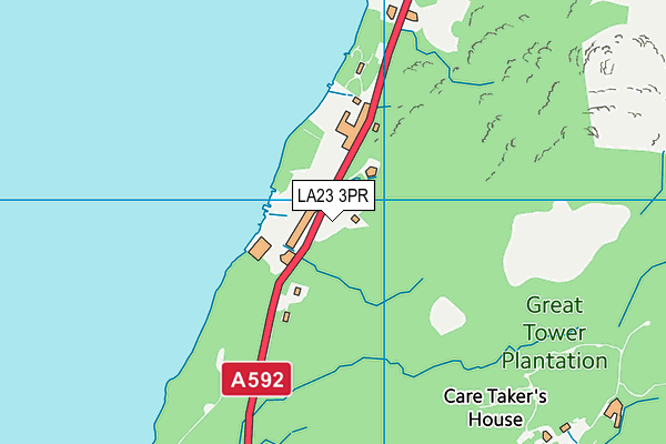 LA23 3PR map - OS VectorMap District (Ordnance Survey)