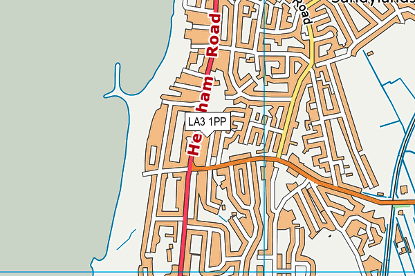LA3 1PP map - OS VectorMap District (Ordnance Survey)