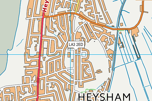 LA3 2ED map - OS VectorMap District (Ordnance Survey)