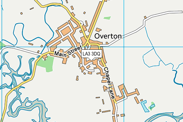 LA3 3DQ map - OS VectorMap District (Ordnance Survey)