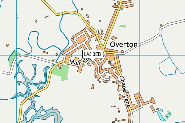 LA3 3EB map - OS VectorMap District (Ordnance Survey)