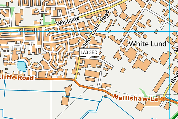 LA3 3ED map - OS VectorMap District (Ordnance Survey)