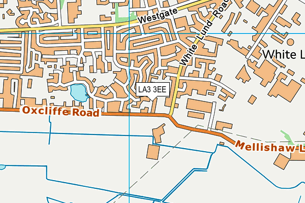 LA3 3EE map - OS VectorMap District (Ordnance Survey)