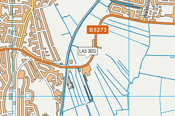 LA3 3EG map - OS VectorMap District (Ordnance Survey)