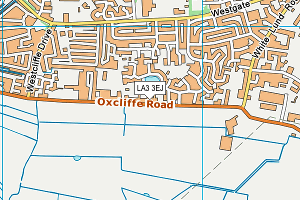 LA3 3EJ map - OS VectorMap District (Ordnance Survey)