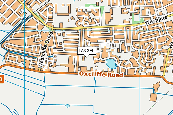 LA3 3EL map - OS VectorMap District (Ordnance Survey)