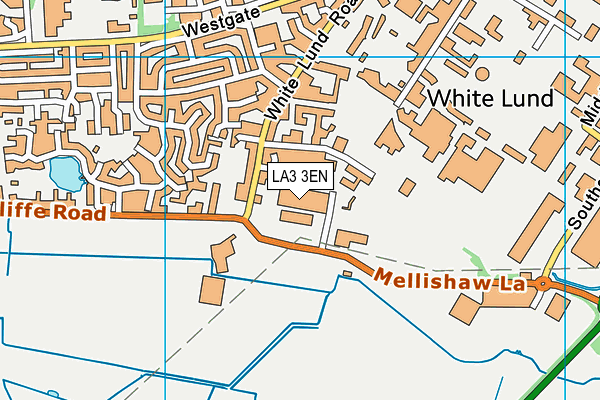 LA3 3EN map - OS VectorMap District (Ordnance Survey)