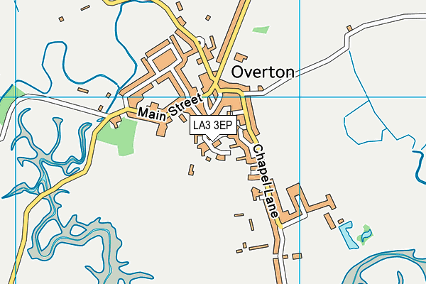 LA3 3EP map - OS VectorMap District (Ordnance Survey)