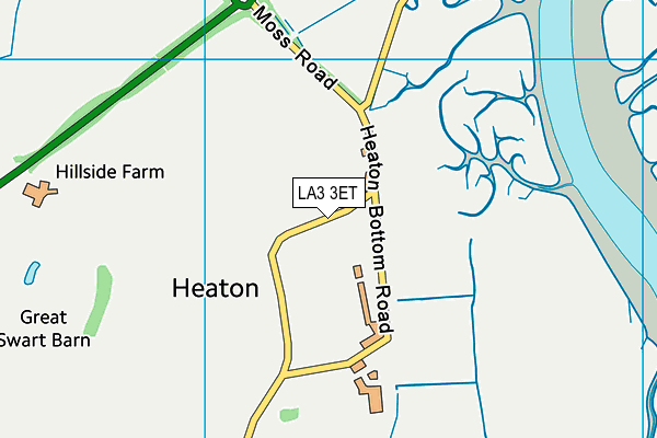 LA3 3ET map - OS VectorMap District (Ordnance Survey)