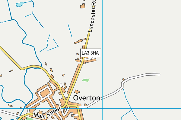 LA3 3HA map - OS VectorMap District (Ordnance Survey)