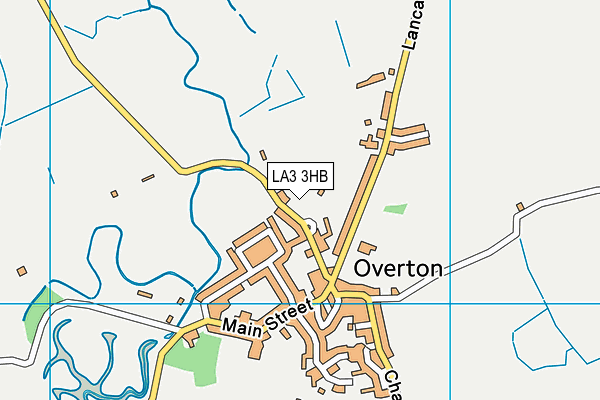 LA3 3HB map - OS VectorMap District (Ordnance Survey)