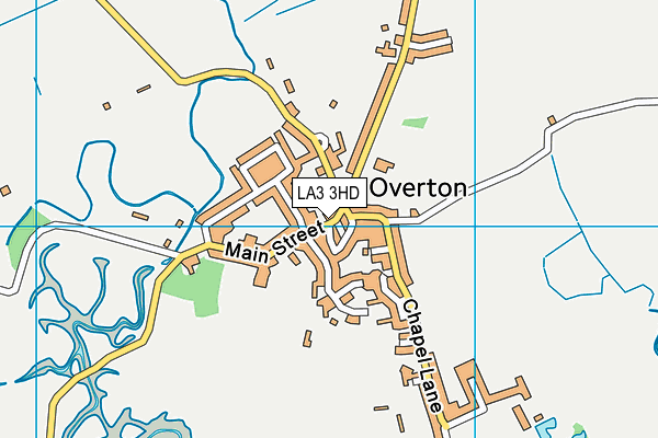 LA3 3HD map - OS VectorMap District (Ordnance Survey)