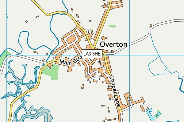 LA3 3HE map - OS VectorMap District (Ordnance Survey)
