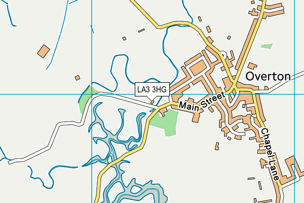 LA3 3HG map - OS VectorMap District (Ordnance Survey)