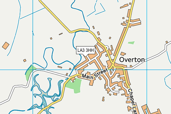 LA3 3HH map - OS VectorMap District (Ordnance Survey)