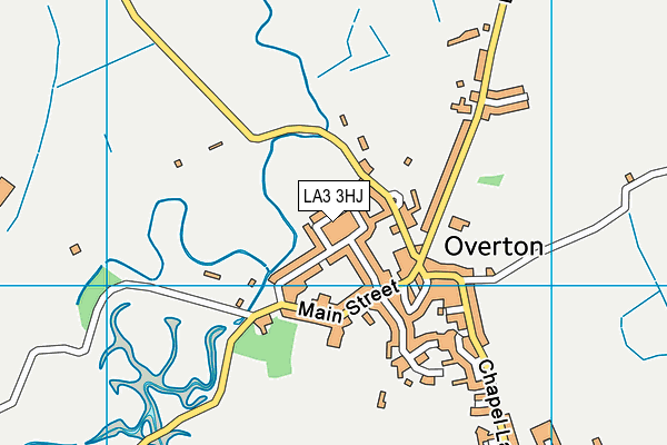 LA3 3HJ map - OS VectorMap District (Ordnance Survey)