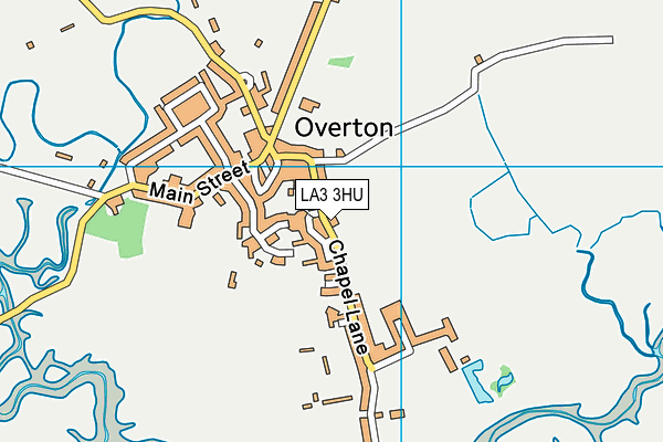 LA3 3HU map - OS VectorMap District (Ordnance Survey)