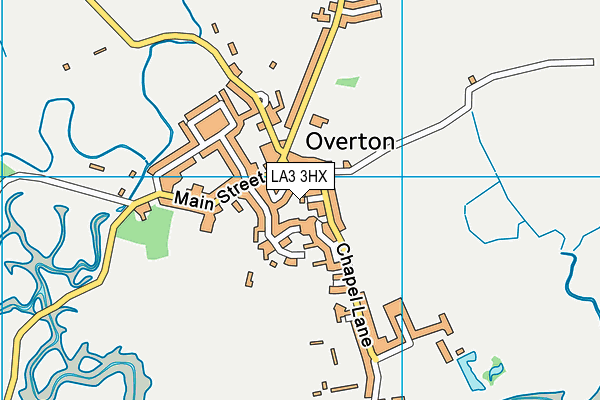 LA3 3HX map - OS VectorMap District (Ordnance Survey)