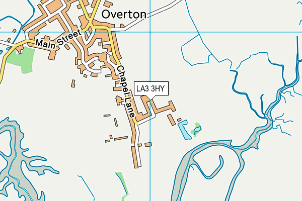 LA3 3HY map - OS VectorMap District (Ordnance Survey)