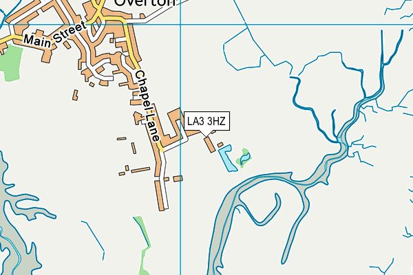 LA3 3HZ map - OS VectorMap District (Ordnance Survey)