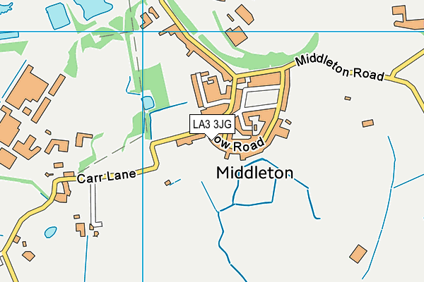 LA3 3JG map - OS VectorMap District (Ordnance Survey)