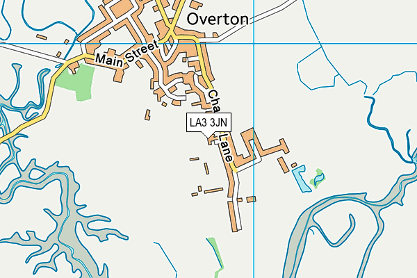 LA3 3JN map - OS VectorMap District (Ordnance Survey)