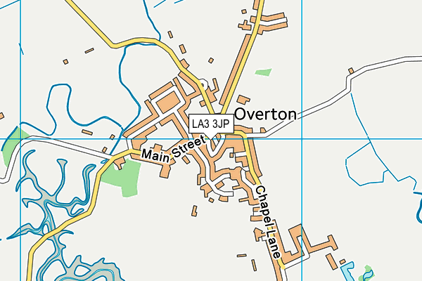 LA3 3JP map - OS VectorMap District (Ordnance Survey)