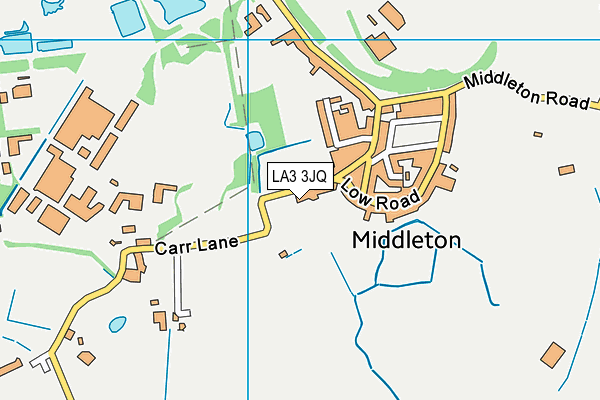 LA3 3JQ map - OS VectorMap District (Ordnance Survey)