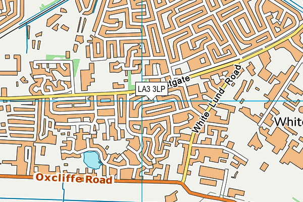 LA3 3LP map - OS VectorMap District (Ordnance Survey)