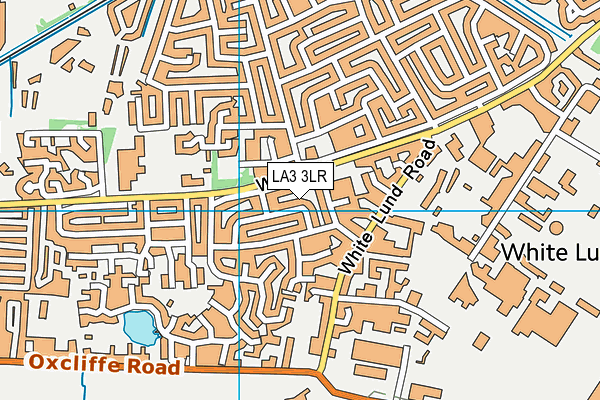 LA3 3LR map - OS VectorMap District (Ordnance Survey)
