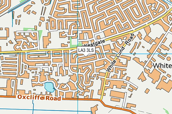 LA3 3LS map - OS VectorMap District (Ordnance Survey)