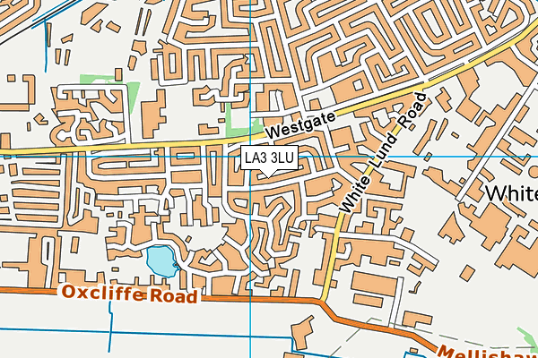 LA3 3LU map - OS VectorMap District (Ordnance Survey)