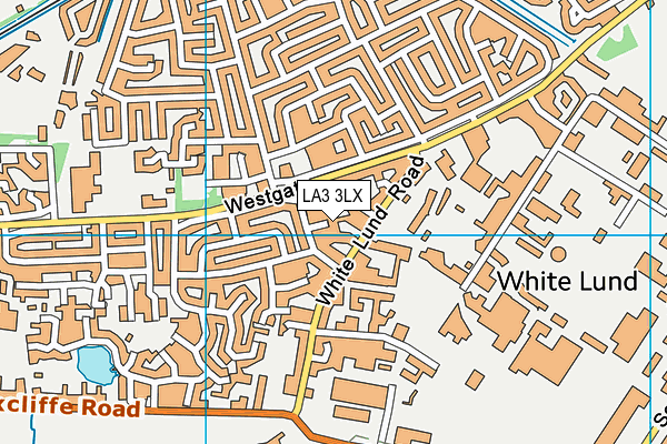 LA3 3LX map - OS VectorMap District (Ordnance Survey)