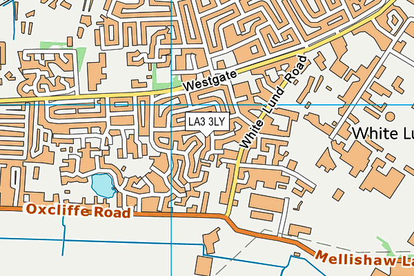 LA3 3LY map - OS VectorMap District (Ordnance Survey)