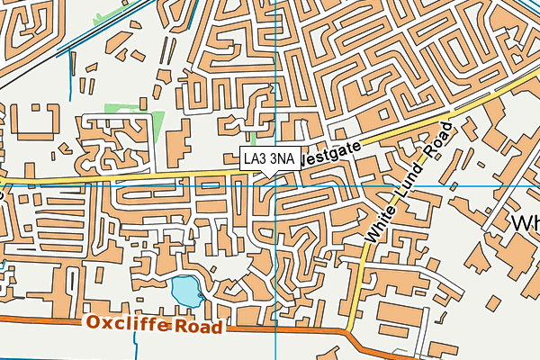 LA3 3NA map - OS VectorMap District (Ordnance Survey)