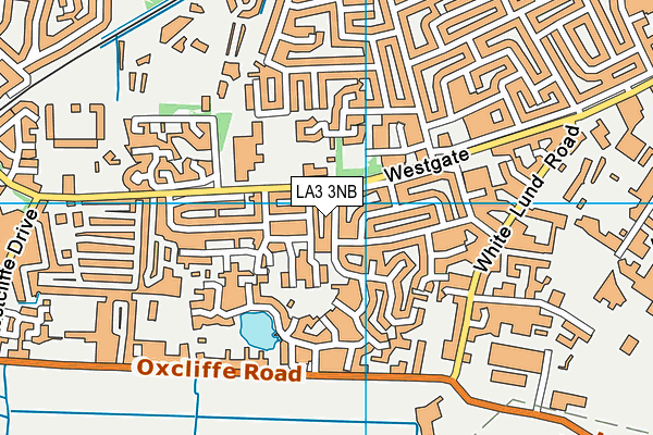 LA3 3NB map - OS VectorMap District (Ordnance Survey)