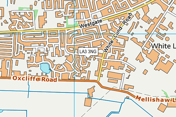 LA3 3NG map - OS VectorMap District (Ordnance Survey)
