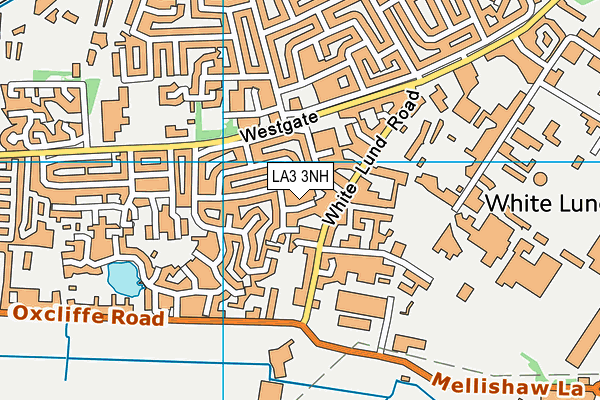 LA3 3NH map - OS VectorMap District (Ordnance Survey)