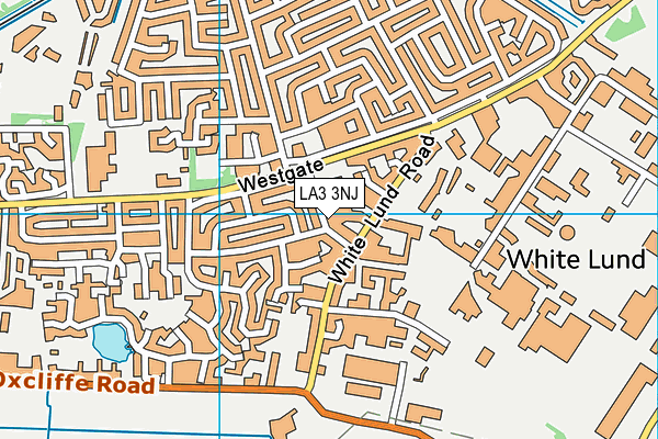 LA3 3NJ map - OS VectorMap District (Ordnance Survey)