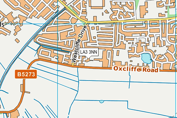 LA3 3NN map - OS VectorMap District (Ordnance Survey)