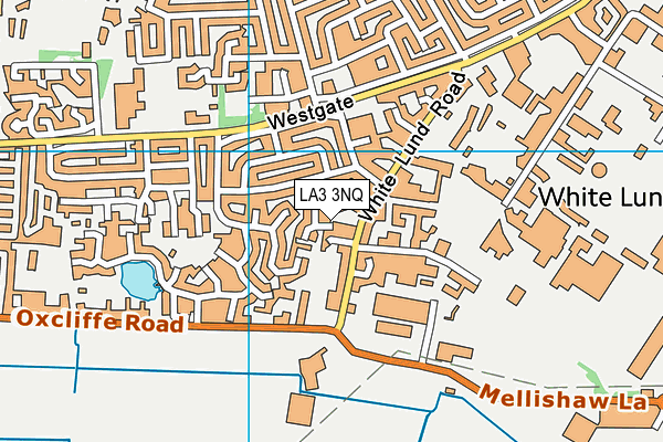 LA3 3NQ map - OS VectorMap District (Ordnance Survey)