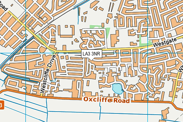 LA3 3NR map - OS VectorMap District (Ordnance Survey)