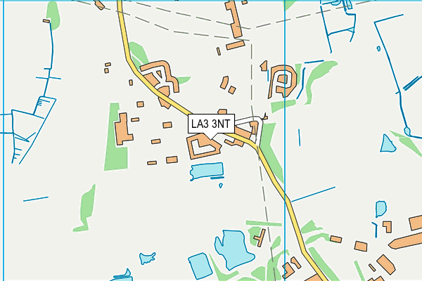 LA3 3NT map - OS VectorMap District (Ordnance Survey)