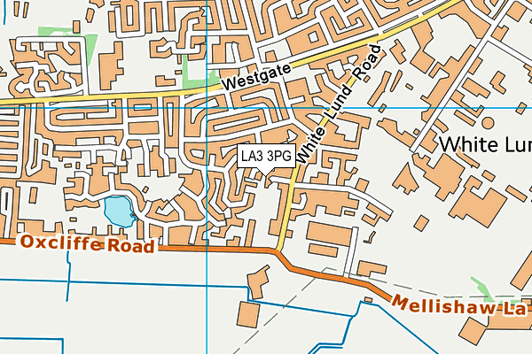 LA3 3PG map - OS VectorMap District (Ordnance Survey)