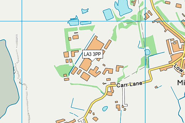 LA3 3PP map - OS VectorMap District (Ordnance Survey)
