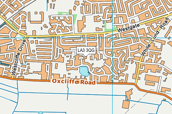 LA3 3QG map - OS VectorMap District (Ordnance Survey)